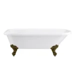 Oxford 1710 Roll Top Slipper Bath + Antique Brass Leg Set