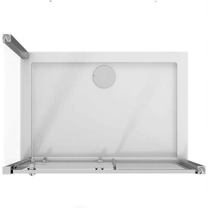 The Bath Co. 1000 x 900mm Camberley 8mm Traditional Sliding Enclosure (Excludes Tray) - Image 7