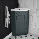 Chatsworth Traditional Graphite Corner Vanity Unit