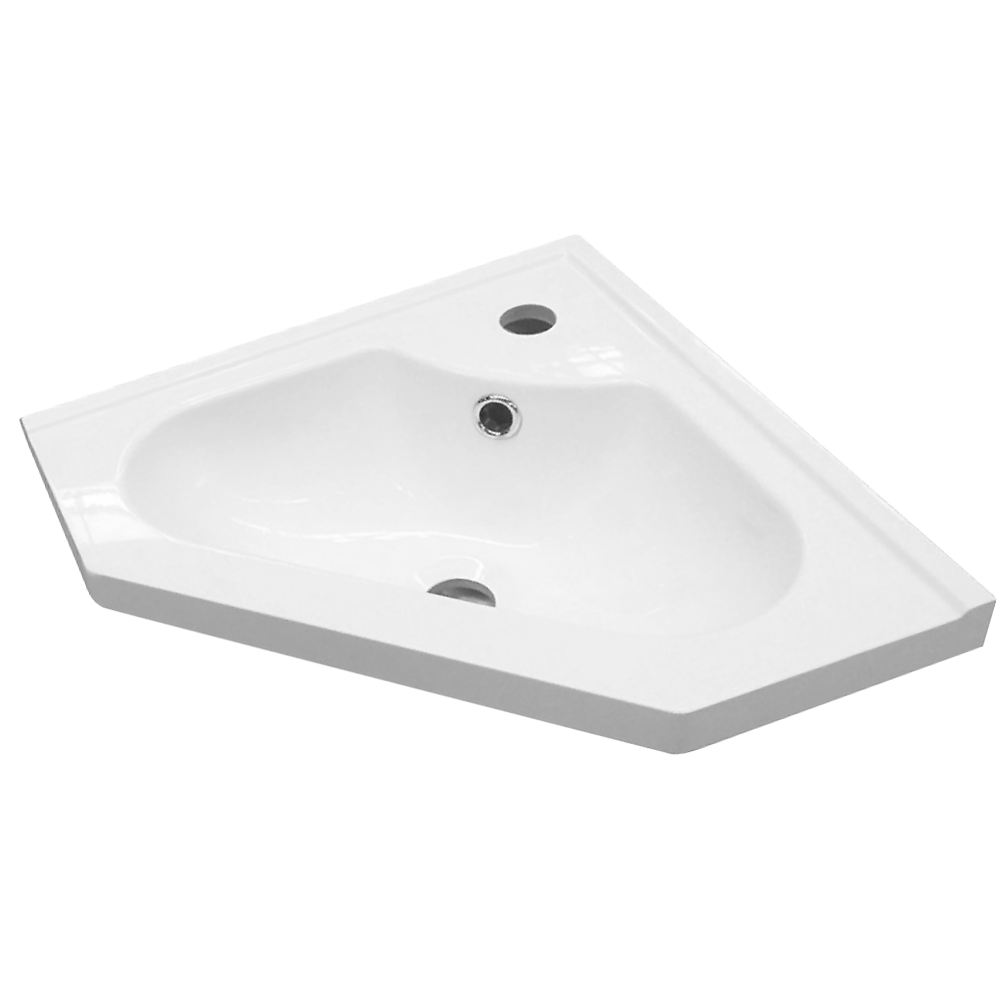 Chatsworth Traditional Graphite Corner Vanity Unit - Image 6