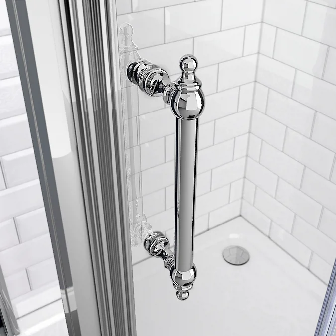 Chatsworth Traditional 1000 x 700mm Sliding Door Shower Enclosure without Tray - Image 3