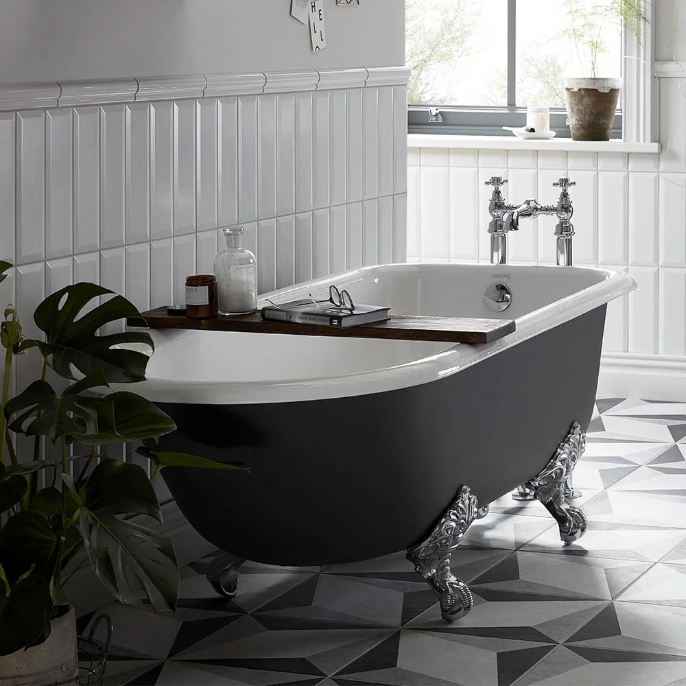 Heritage Essex 2TH Roll Top Cast Iron Bath (1700 x 770mm) - Image 5
