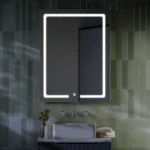 Toreno 600x800mm LED Illuminated Mirror with Anti-Fog Demist, Dimmer and Touch Sensor