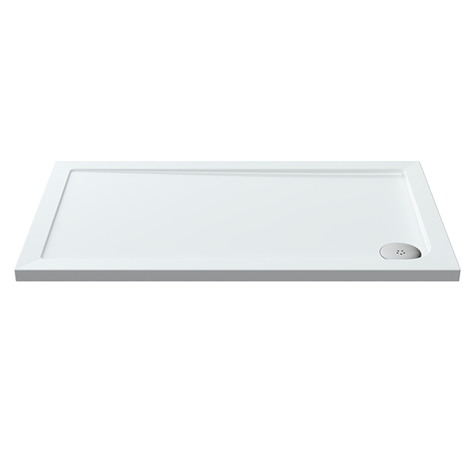 Newark 1200 x 700mm Sliding Door Shower Enclosure + Pearlstone Tray - Image 2