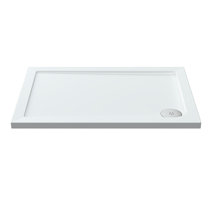 Newark 1000 x 700mm Sliding Door Shower Enclosure + Pearlstone Tray - Image 2