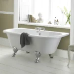 Old London Kenton 1690 x 745 'D' Shaped Back To Wall Bath Corbel Leg Set