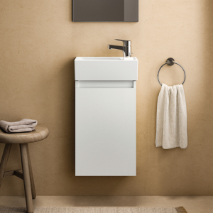 Ideal Standard Eurovit+ 35cm Guest Wall Hung Vanity Unit with i.life Basin - Gloss White