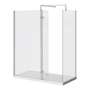 Nova 1400 x 800 Wet Room (inc. Screen, Side Panel + Return Panel with Tray)