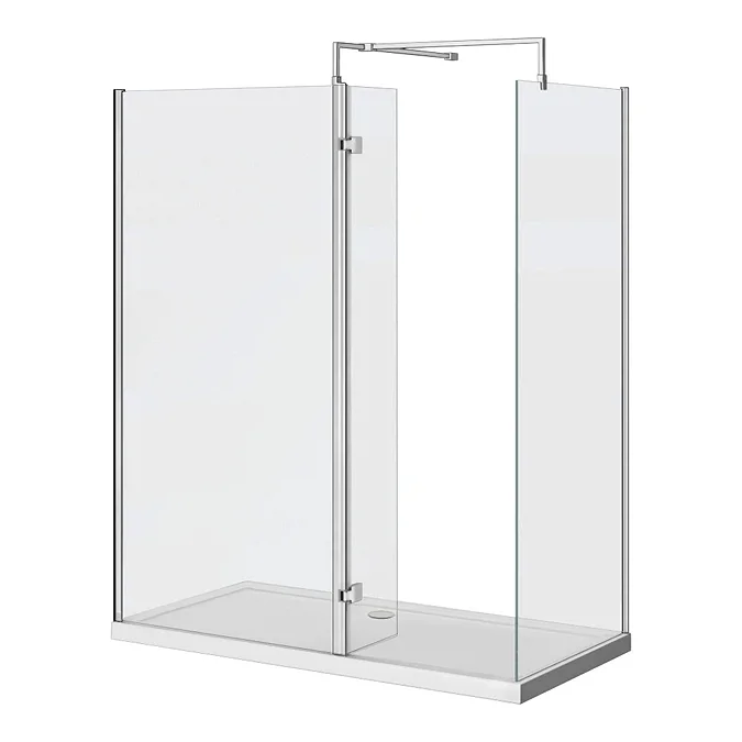 Nova 1400 x 800 Wet Room (inc. Screen, Side Panel + Return Panel with Tray)