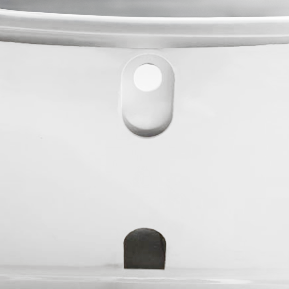 Trafalgar Roll Top Cast Iron Bateau Bath - 1800 x 800mm - Image 3