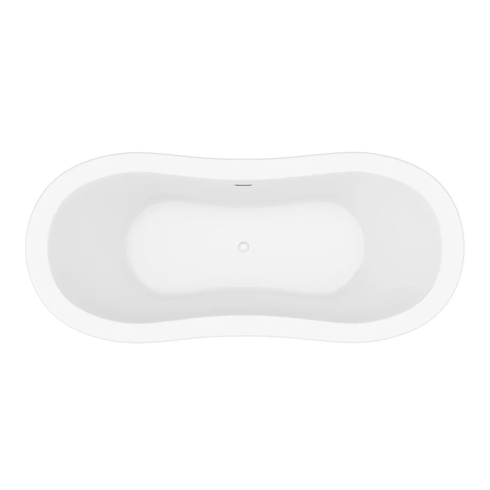 Trafalgar 1685 x 745 Double Ended Slipper Roll Top Bath - Image 7