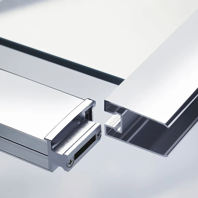 Newark 1100 x 700mm Sliding Door Shower Enclosure + Pearlstone Tray - Image 5