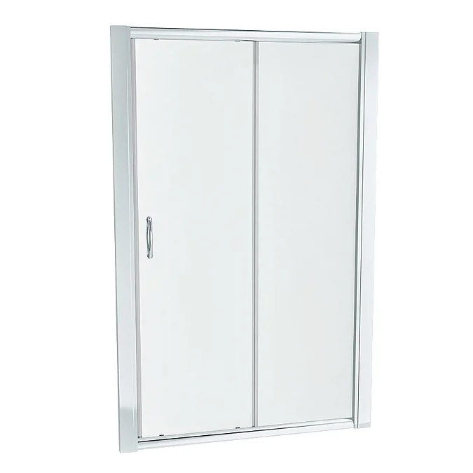 Newark 1000 x 700mm Sliding Door Shower Enclosure + Pearlstone Tray - Image 3