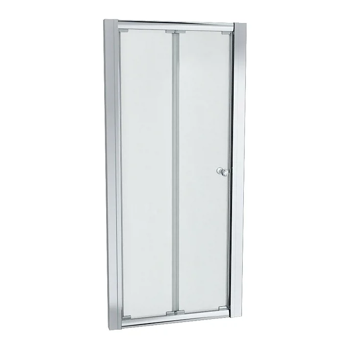 Newark 900 x 900mm Bi-Folding Shower Enclosure + Pearlstone Tray - Image 2