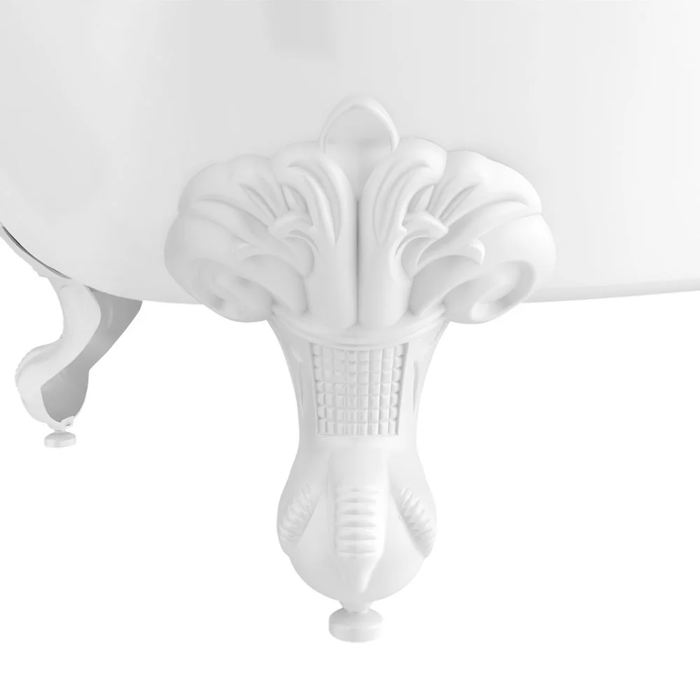 Appleby 1700 Roll Top Shower Bath + White Leg Set - Image 2