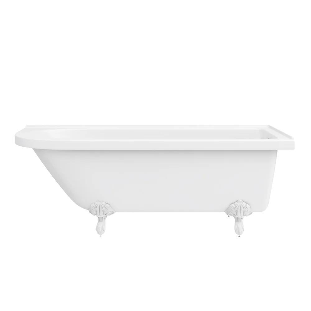Appleby 1700 Roll Top Shower Bath + White Leg Set - Image 3