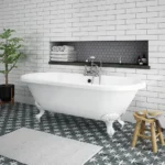 Duke 1795 Traditional Roll Top Bath + White Leg Set