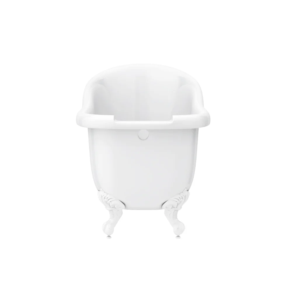 Oxford 1710 Roll Top Slipper Bath + White Leg Set - Image 6