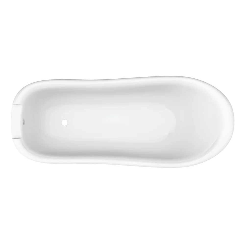 Oxford 1710 Roll Top Slipper Bath + White Leg Set - Image 5