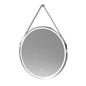 Arezzo Chrome 800mm Round LED Illuminated Anti-Fog Bathroom Mirror