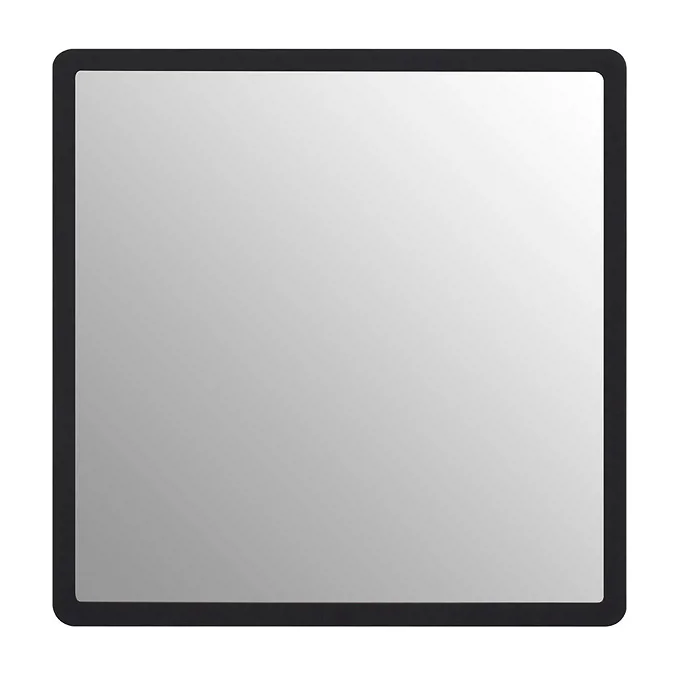 Arezzo Large 540 x 540 Black & Gold Frame Square Wall Mirror - Image 2