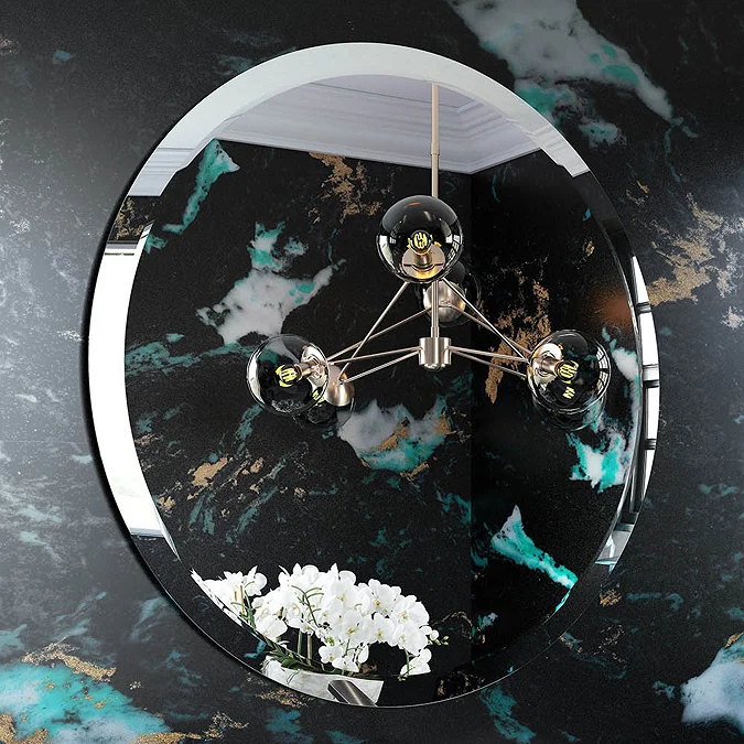 Venice 600mm Round Bevelled Mirror - Image 2
