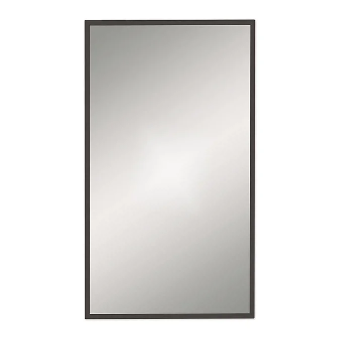 Venice Black 400 x 700mm Rectangular Mirror