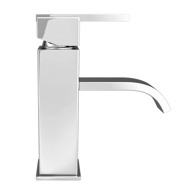 Milan Modern Mono Basin Mixer Tap - Chrome - Image 3