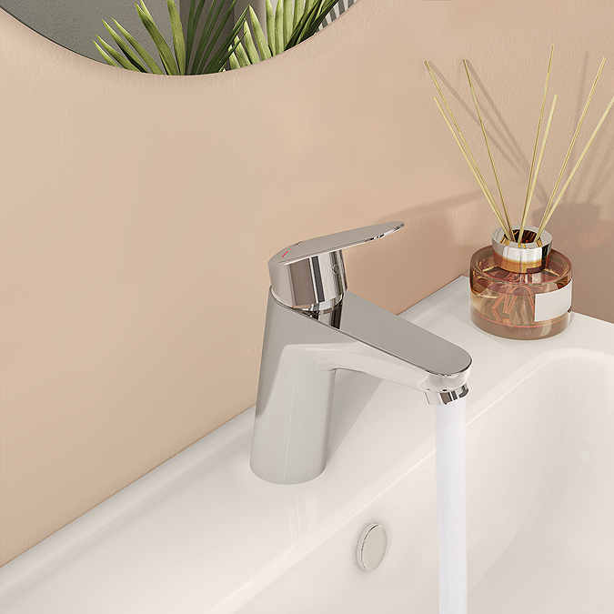 VitraA Flow Round Standard Basin Mixer - Chrome - Image 3