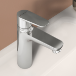 VitrA Flow Soft Large Basin Mixer - Chrome