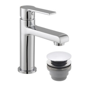 Vado Irlo Mini Mono Basin Mixer + Universal Basin Waste