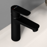 VitrA Flow Soft Large Basin Mixer - Matt Black