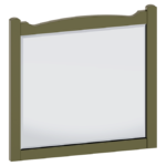 Burlington Guild 600mm Mirror - Carlyle Green