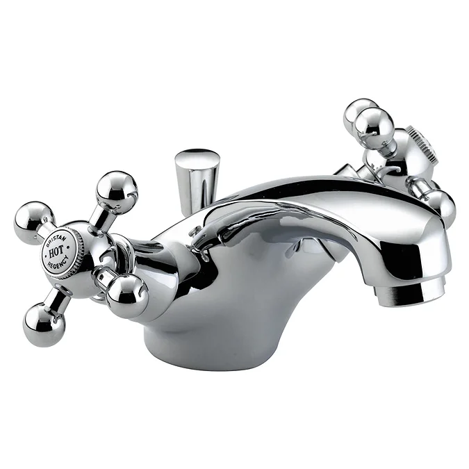 Bristan - Regency Mono Basin Mixer w/ Pop Up Waste - Chrome Plated