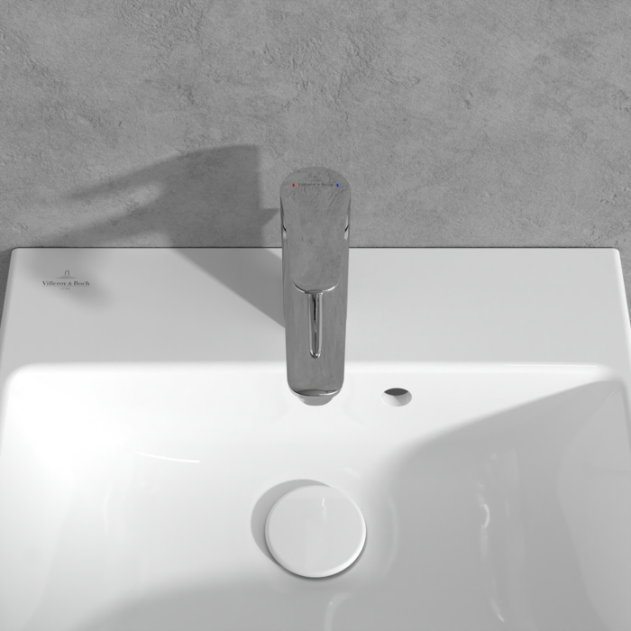 Villeroy and Boch O.novo Start Single Lever Basin Mixer with Pop-up Waste - Chrome - Image 5