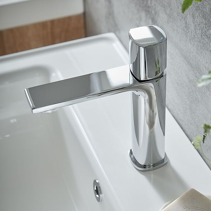 Vado Cameo Leverless Mono Basin Mixer Tap - Chrome - Image 3