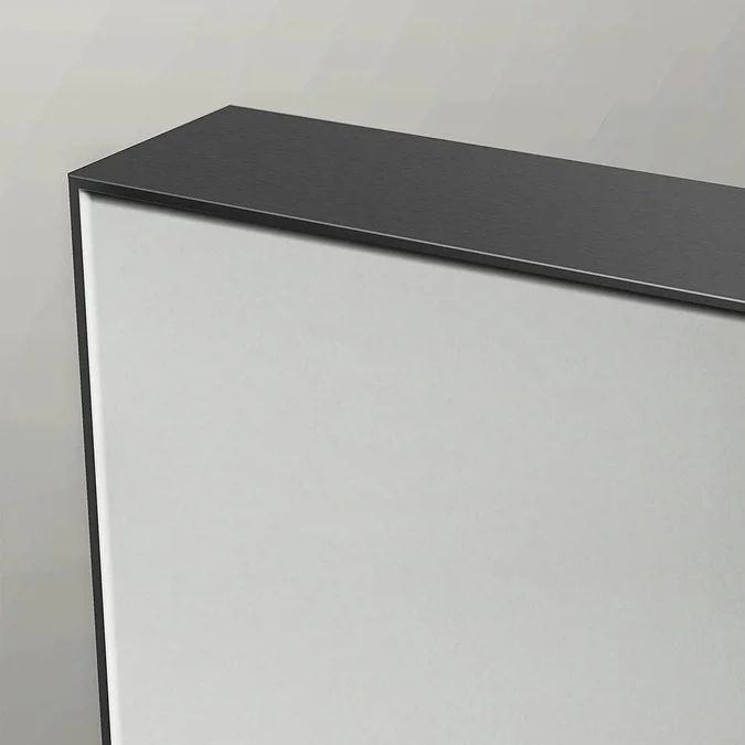 Venice Black Frame 700 x 900mm Rectangular Mirror - Image 3