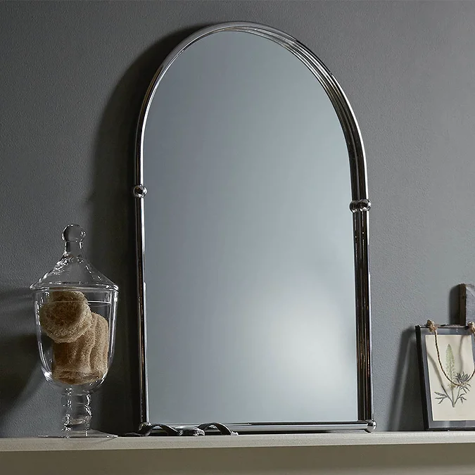 Heritage - Arched Mirror - Chrome - Image 2