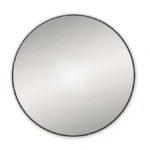 Venice Black 800mm Round Mirror