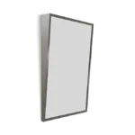 Venice Brushed Stainless Steel 500 x 800mm Angled Mirror