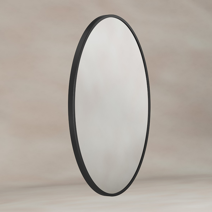 Roxbury Oval 550 x 800mm Black Mirror - Image 2