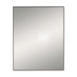 Venice Black 800 x 1000mm Rectangular Mirror