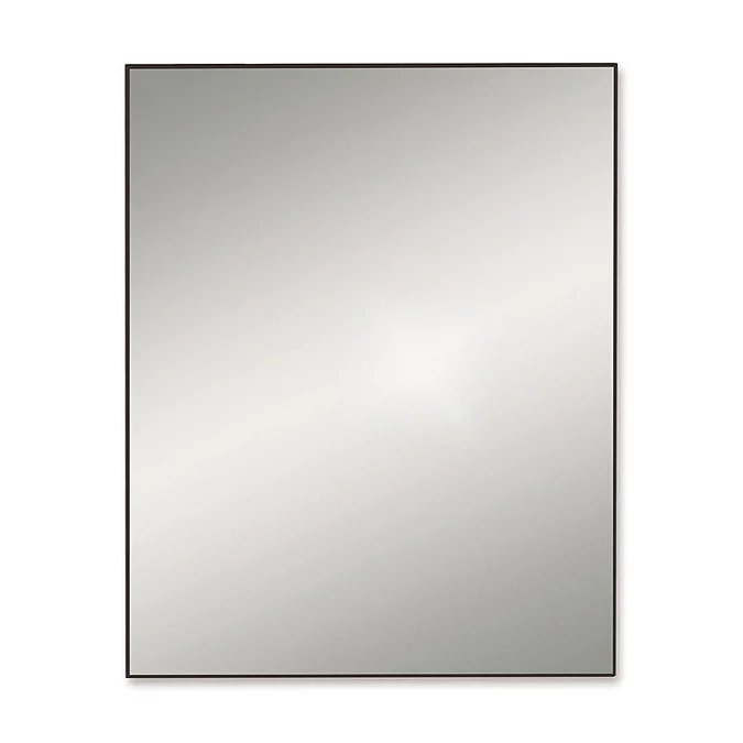 Venice Black 800 x 1000mm Rectangular Mirror