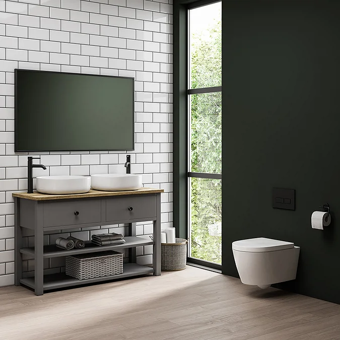 Venice Black 1200 x 700mm Rectangular Mirror - Image 3
