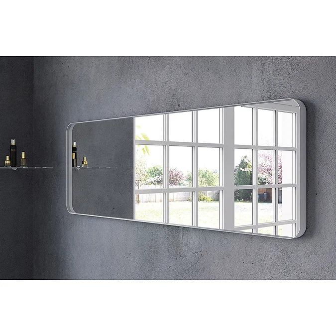 Venice White Frame 1500 x 500mm Rectangular Mirror