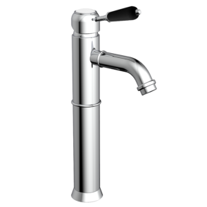 Bosa High Rise Mono Basin Mixer Tap - Matt Black