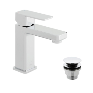Vado Phase Smooth Bodied Mono Basin Mixer + Universal Basin Waste