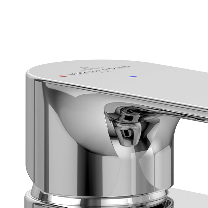 Villeroy and Boch O.Novo Cold Start Single Lever Basin Mixer - Chrome - Image 3