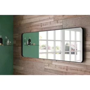 Venice Black Frame 1500 x 500mm Rectangular Mirror