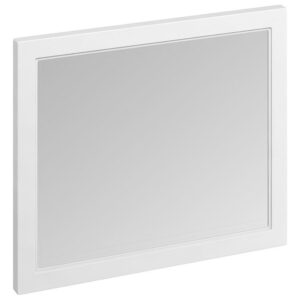 Burlington Framed 90 Mirror - Matt White